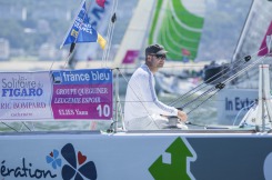 Départ  Deauville de la 1 ère étape de la Solitaire du Figaro