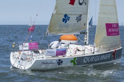 Départ  Deauville de la 1 ère étape de la Solitaire du Figaro