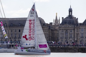 Run Bompard lors de la Solitaire du Figaro Eric Bompard cachemire 2015 - Bordeau le 28/05/2015