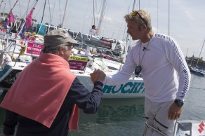 Ambiance avant le depart de la 3eme etape de la Solitaire du Figaro - Eric Bompard cachemire entre La Cornouaille et Torbay (Angleterre) - Concarneau le 14/06/2015