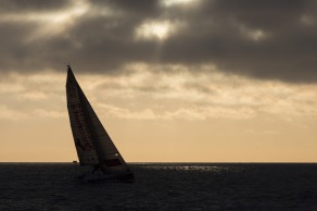 Les Figaros Beneteau lors de la 3eme etape de la Solitaire du Figaro - Eric Bompard cachemire entre La Cornouaille et Torbay (Angleterre) - le 15/06/2015