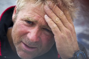 Yann Elies (Groupe Queguiner-Leucemie Espoir) Vainqueur de la 3eme etape de la Solitaire du Figaro - Eric Bompard cachemire entre La Cornouaille et Torbay (Angleterre) - le 17/06/2015