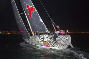 Arrivée de la Solitaire du Figaro - Eric Bompard cachemire 201