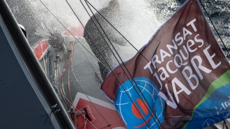 2015 - Transat Jacques Vabre - Banque images Hélico