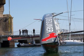 Test de Jauge à 90° - Imoca Quéguiner-Leucemie Espoir - Skipper : Yann Elies - Lorient le 18/04/2016