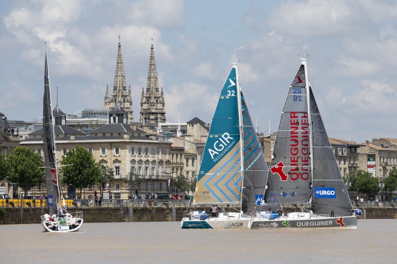 Yann Elies, skipper du Figaro Queguiner-Leucemie Espoir