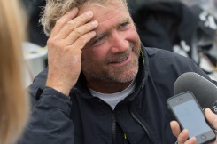 Yann Elies (Queguiner-Leucemie Espoir) 6eme de la 4eme etape de la Solitaire Urgo Le Figaro - Dieppe le 23/06/2017