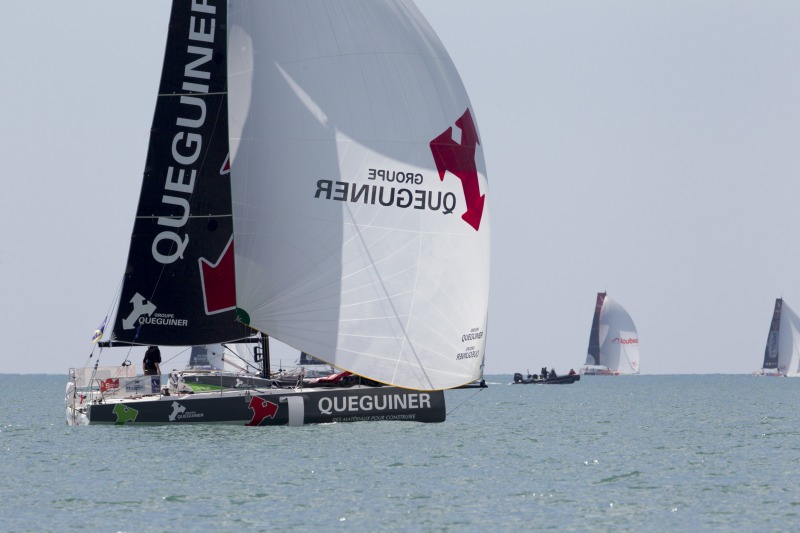 Tanguy Le Turquais, skipper du Figaro Beneteau 3 Queguiner - Solo Maitre Coq 2019 - Les Sables d Olonne le 29/04/2010