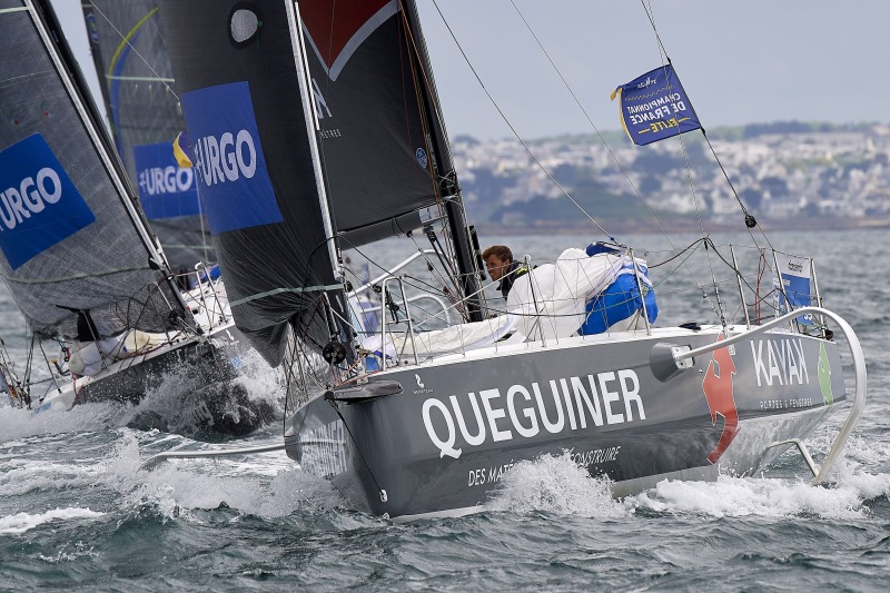 Dimanche 16 juin,  la Solitaire Urgo Le Figaro 2019, Roscoff. Départ étape 3