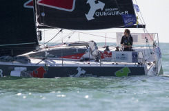 Tanguy Le Turquais, skipper du Figaro Beneteau 3 Queguiner - Solo Maitre Coq 2019 - Les Sables d Olonne le 29/04/2010