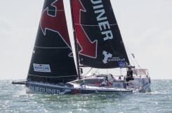 Tanguy Le Turquais, skipper du Figaro Beneteau 3 Queguiner - Solo Maitre Coq 2019 - Les Sables d Olonne le 29/04/2010