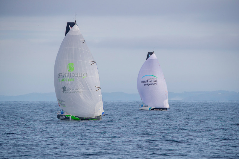 Yann Elies (Queguinber Materiaux-Leucemie Espoir) lors de la 2eme etape de la Solitaire du Figaro entre Saint-Quay-Portrieux et Dunkerque - le 07/09/2020