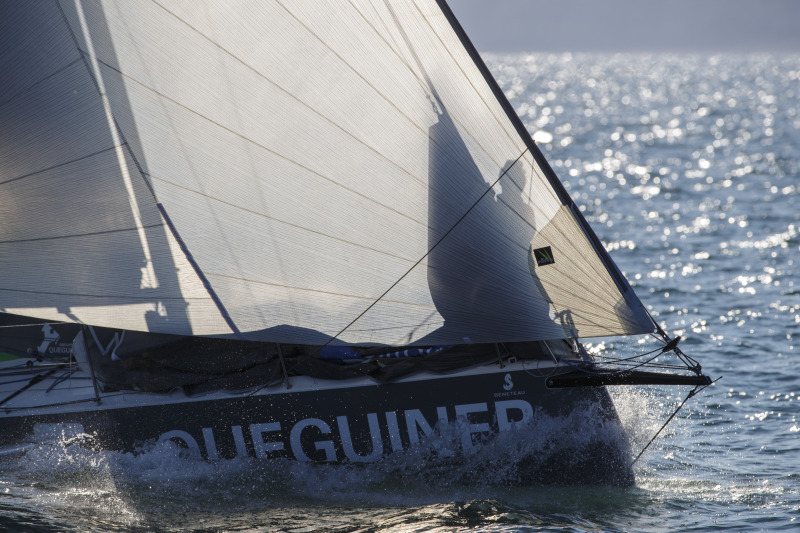 Tanguy Le Turquais (Groupe Queguiner-Innoveo) lors de la 3eme etape de la Solitaire du Figaro entre Dunkerque et Saint-Nazaire - le 13/09/2020