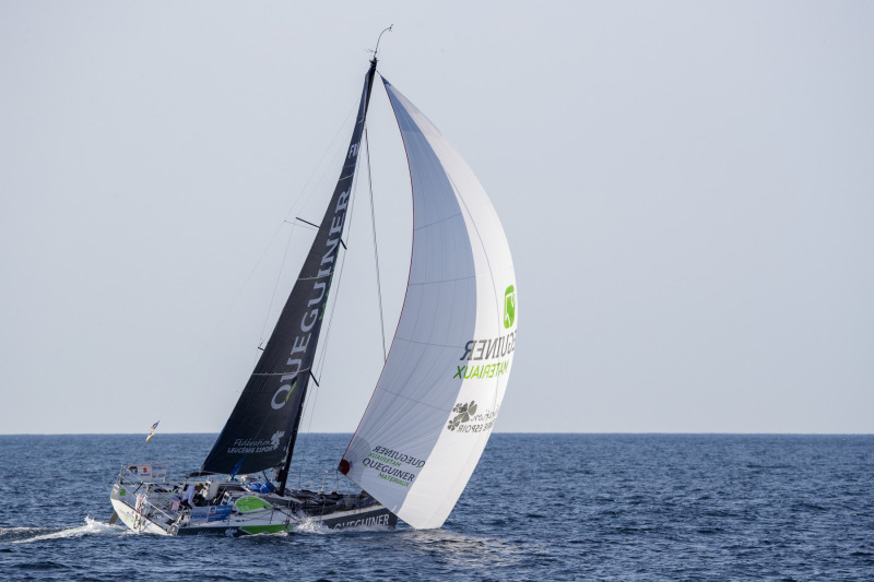 Yann Elies (Queguiner Materiaux-Leucemie Espoir) lors de la 3eme etape de la Solitaire du Figaro entre Dunkerque et Saint-Nazaire - le 14/09/2020