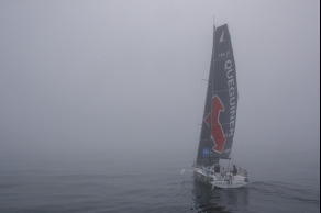 Tanguy Le Turquais (Groupe Queguiner-Innoveo) lors de la 3eme etape de la Solitaire du Figaro entre Dunkerque et Saint-Nazaire - le 15/09/2020