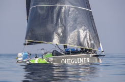 Yann Elies (Queguiner Materiaux-Leucemie Espoir) lors de la 3eme etape de la Solitaire du Figaro entre Dunkerque et Saint-Nazaire - le 16/09/2020