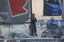 Ambiance avant le Depart de la 3eme etape de la Solitaire du Figaro 2020 - Saint-Nazaire le 19/09/2020